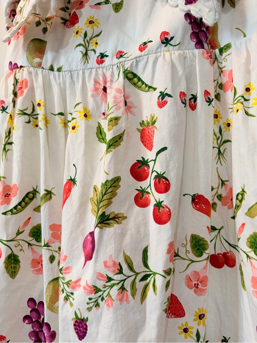 Adorable Old Navy tie-front midi fit & flare dress - Picture 6 of 12